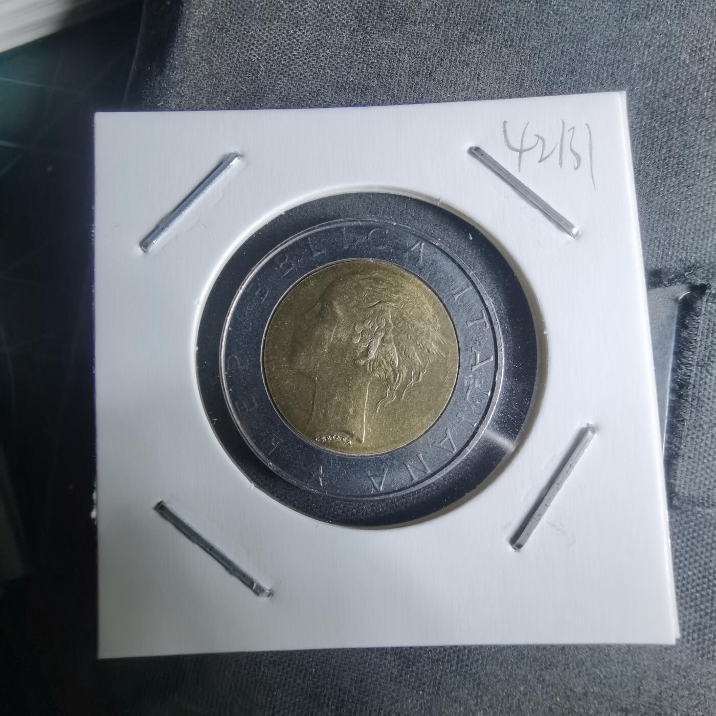 沼泽如烟--第942场 意大利1986年500里拉