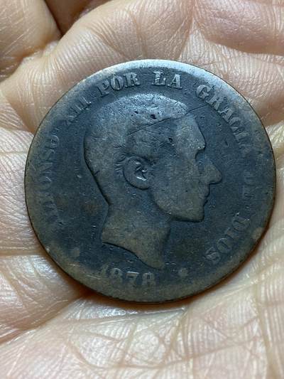 2025年第一百四十二场(总第一百六十八场）高品质英国一线回流散币年末特拍场第二场(免佣金) 西班牙王国1978年10分(阿方索十二世时期，仅发行3年)