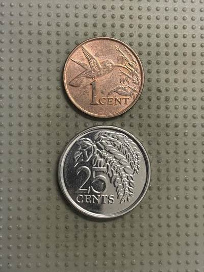 2025年第146场各国散币拍卖（总第146场） - 特立尼达和多巴哥2枚