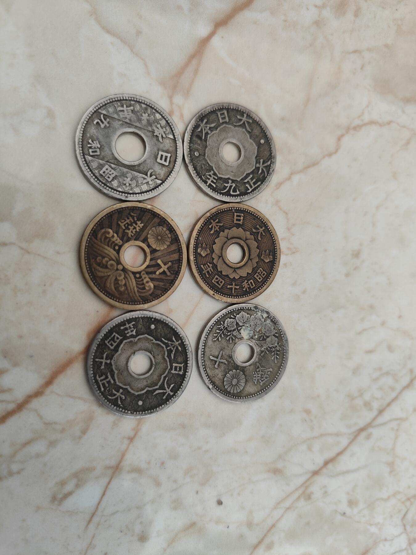 六枚大日本钱