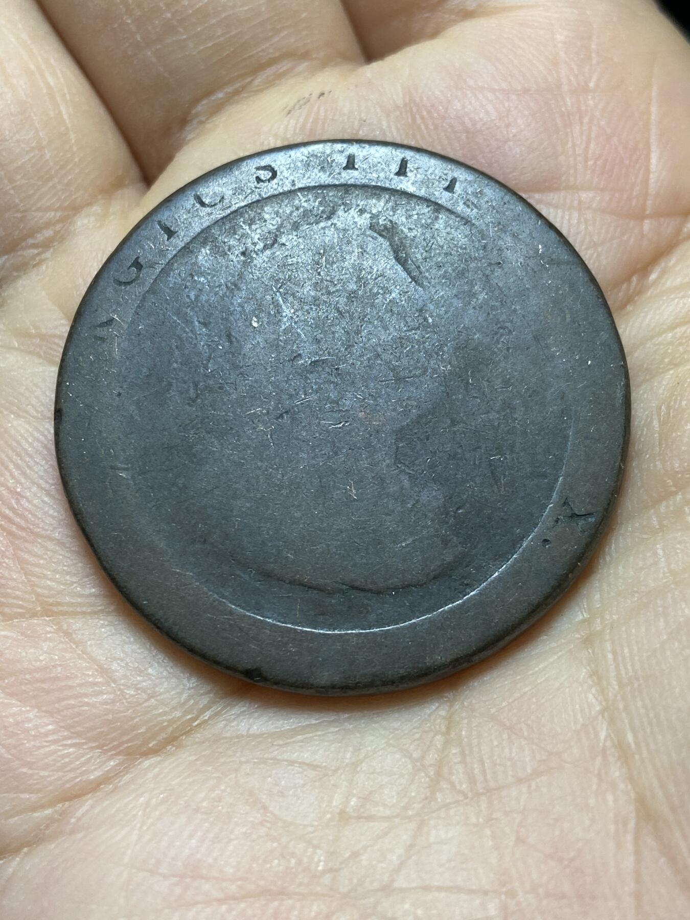 2025年第一百四十四场(总第一百七十场）品种丰富英国一线回流散币年末特拍场第一场(免佣金) 英国🇬🇧1797年车轮1便士(乔治三世时期)