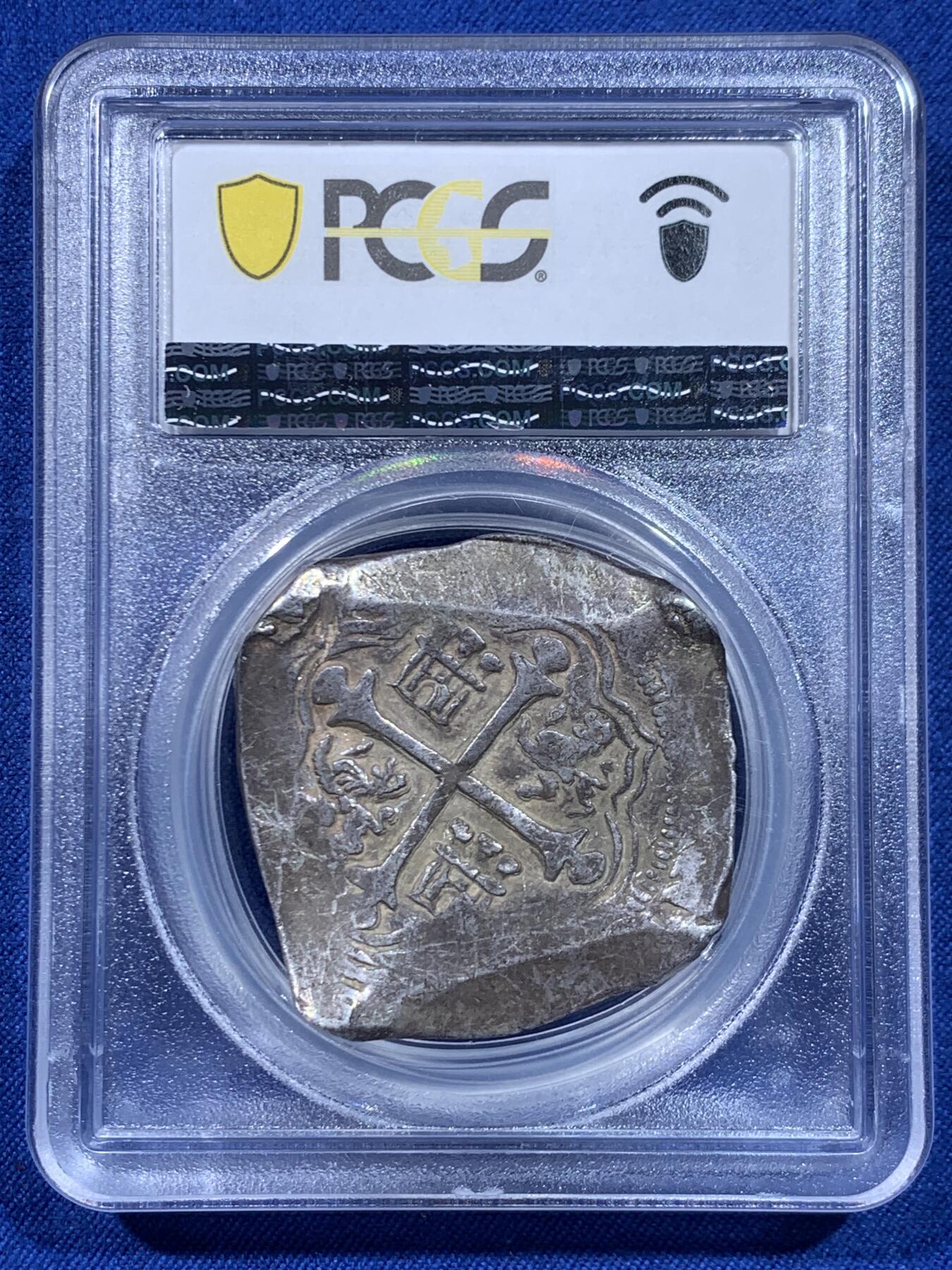 《竞宝斋》第450场 周日，周一，周二  3场连拍 （全场包邮，欢迎送拍） PCGS XF40 西属墨西哥 1618-34年 菲利普四世 8里亚尔大银币，pcgs冠军分和唯一评级记录，有高清图，状态极佳，远好于同品种的，加厚盒。