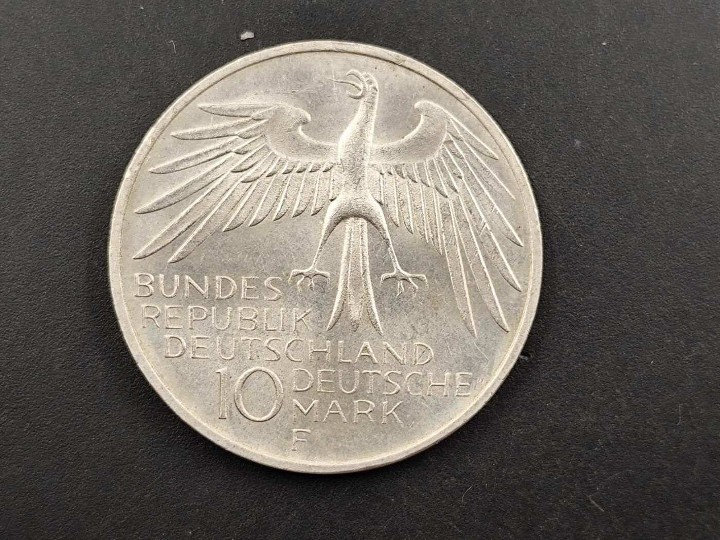 12月20日徽章钱币专场 德国1972年慕尼黑10马克银币