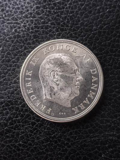 道一币馆币章第一百六十一场 - 丹麦1964年安妮公主婚礼5克朗纪念银币 17g 800S