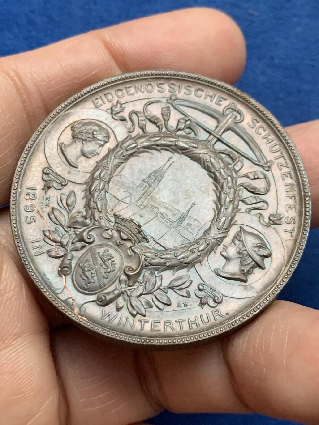 《竞宝斋》第450场 周日，周一，周二  3场连拍 （全场包邮，欢迎送拍） 三枚一组 欧洲铜章 细节见图