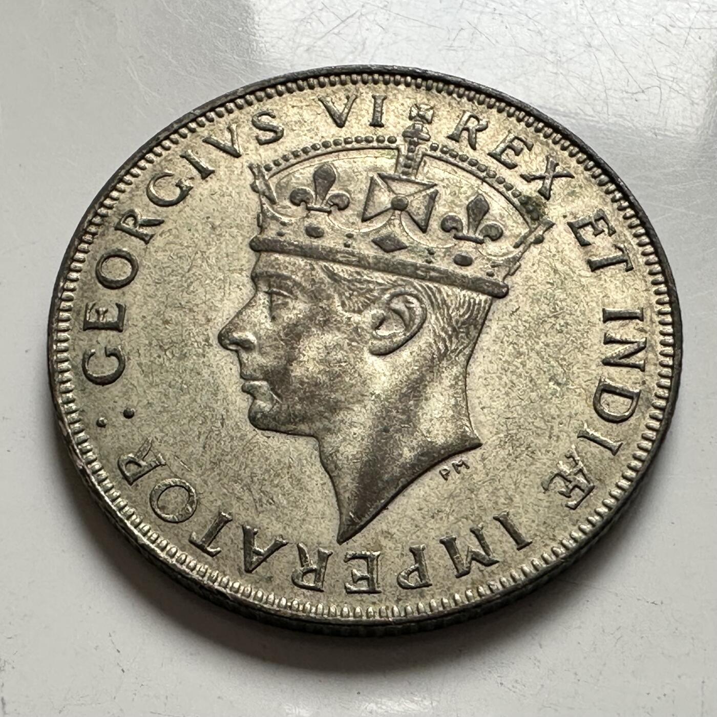 🌹外币初藏🌹🐯2025年第144场  每周二四六晚8️⃣点 接代拍 英属东非1942年一先令银币