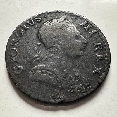 🌹外币初藏🌹🐯2025年第144场  每周二四六晚8️⃣点 接代拍 - 英国1773年乔治三世半便士铜币