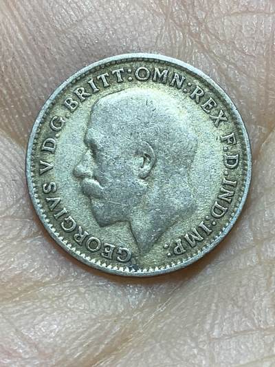 2025年第一百四十二场(总第一百六十八场）高品质英国一线回流散币年末特拍场第二场(免佣金) 英国🇬🇧1921年3便士银币(乔治五世第二版，500银)