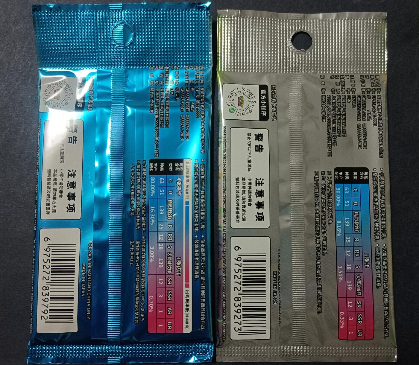 【游宝包邮场】蛇年第101期 世界各国纪念币 宝可梦 简中版151卡包x2