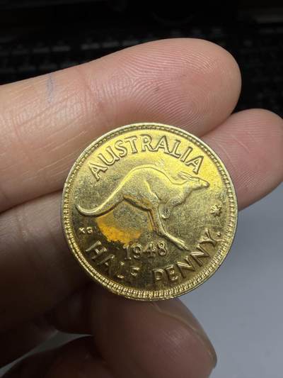 2025年集古藏今外币拍卖第十一期-第3场—（总第293拍），可以寄存60天，满160元包邮。 - 1948年澳大利亚半便士