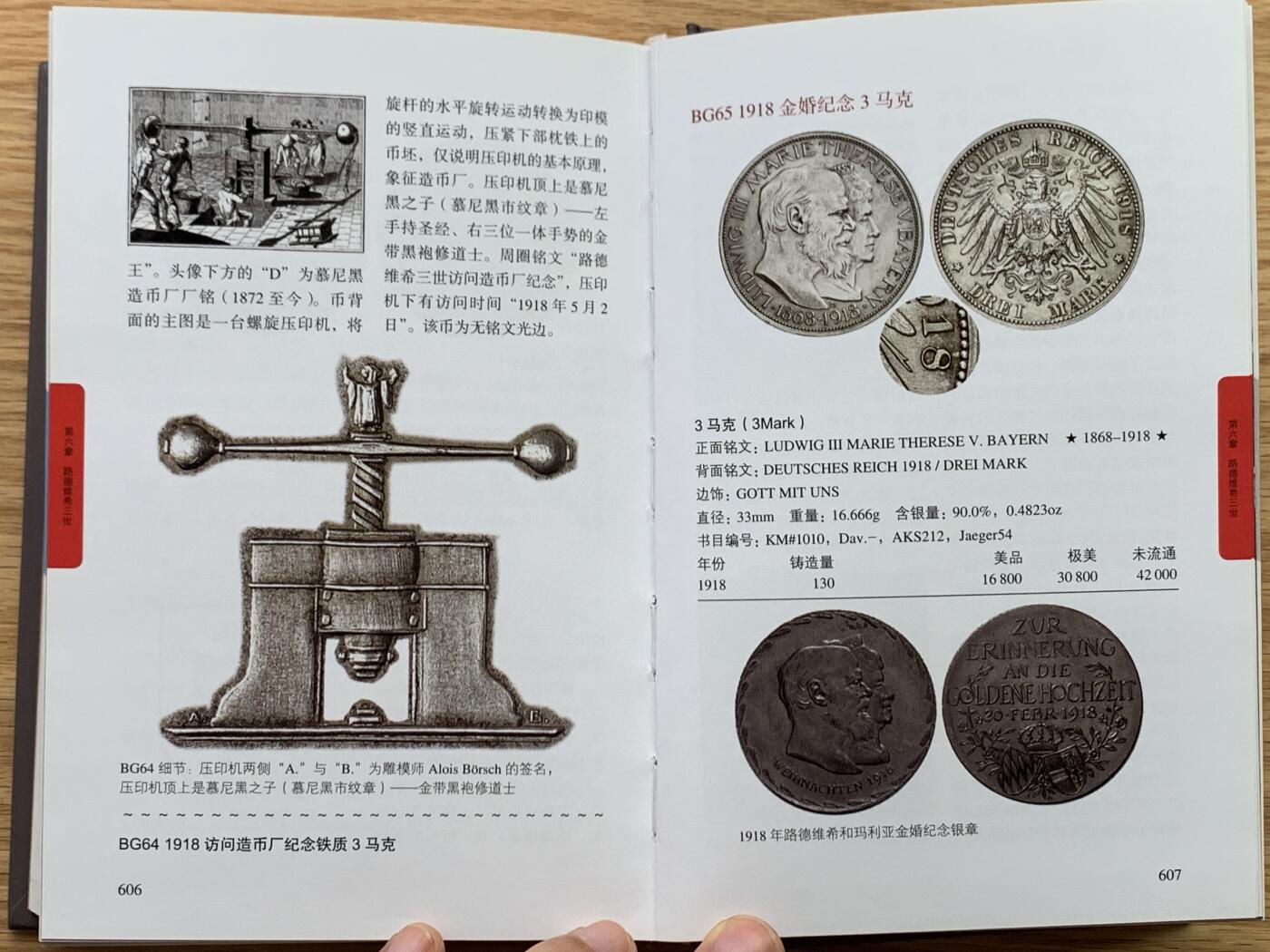 《竞宝斋》第450场 周日，周一，周二  3场连拍 （全场包邮，欢迎送拍） 巴伐利亚王国银币-历史泰勒目录 本书厚达630页 附带一本旅行日记 两本总重约1.25公斤