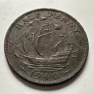 🌹外币初藏🌹🐯2025年第144场  每周二四六晚8️⃣点 接代拍 - 英国1940年半便士