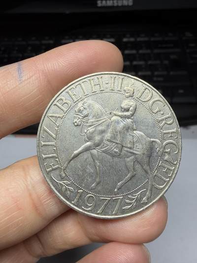 2025年集古藏今外币拍卖第十一期-第3场—（总第293拍），可以寄存60天，满160元包邮。 - 1972年英国克朗纪念币