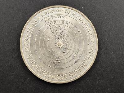 12月20日徽章钱币专场 - 德国哥白尼5马克纪念银币