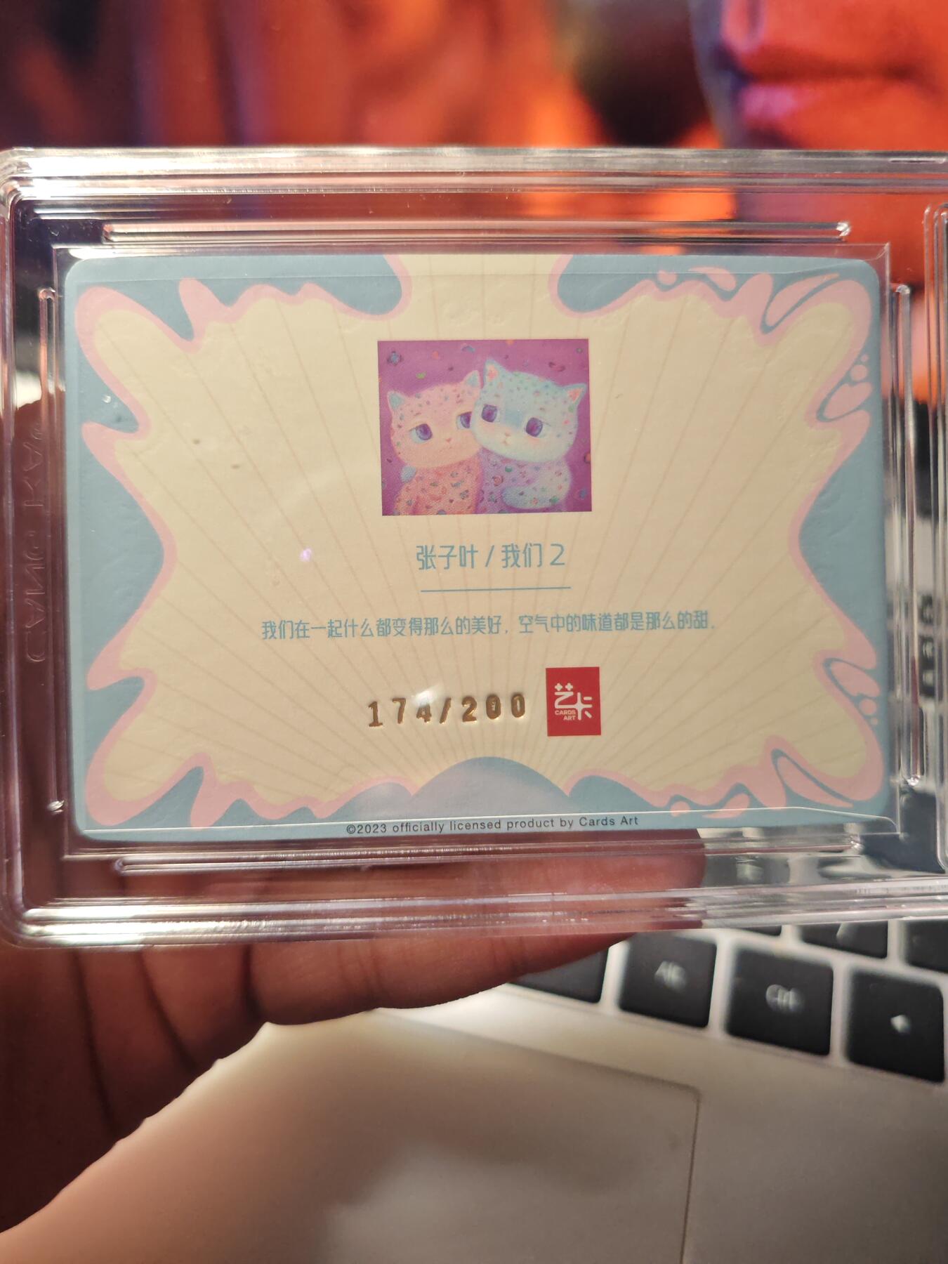 卡牌实验室开始第八次实验 【CS典藏特卡】张子叶/我们2 174/200