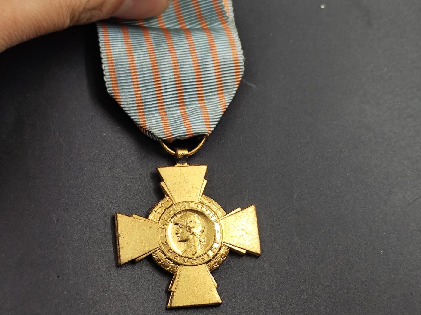 12月20日徽章钱币专场 法国战功十字奖章