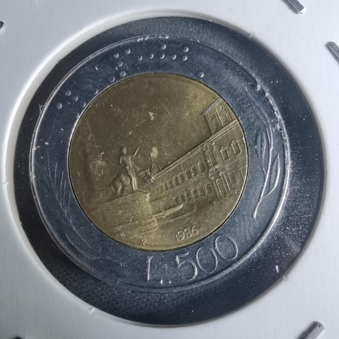 沼泽如烟--第942场 意大利1986年500里拉