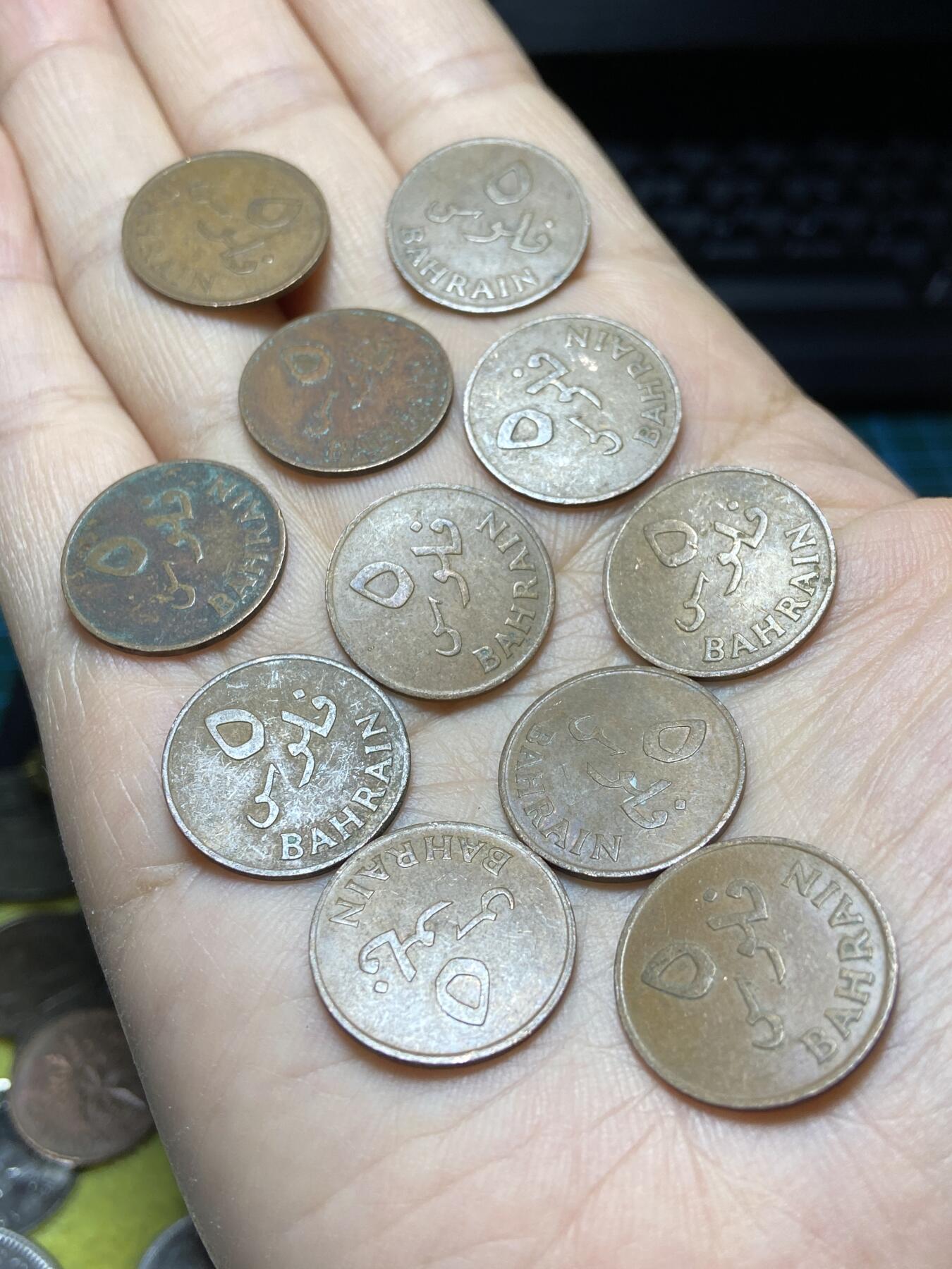 2025年第一百四十五场(总第一百七十一场）高品质英国一线回流散币年末特拍场第二场(免佣金) 巴林🇧🇭1965年5费尔11枚