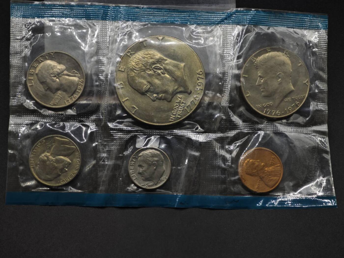 【淘币小摊】实时拍第八百三十六拍   银币套币场   满百包邮可预留二周 每周一统一发货   美国1976年建国200周年套币