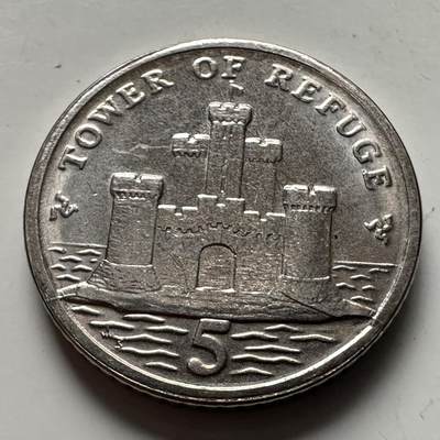 🌹外币初藏🌹🐯2025年第144场  每周二四六晚8️⃣点 接代拍 - 马恩岛2016年5便士