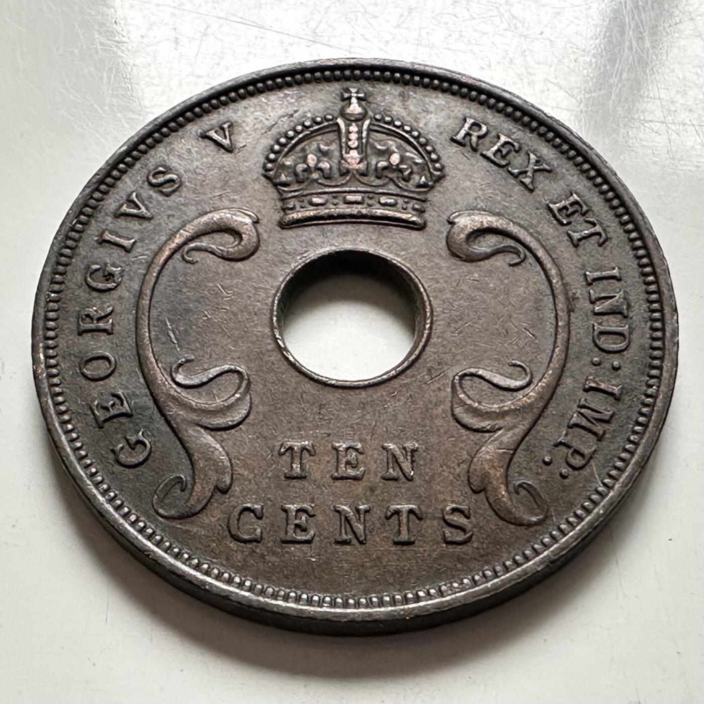 🌹外币初藏🌹🐯2025年第144场  每周二四六晚8️⃣点 接代拍 英属东非1924年十分