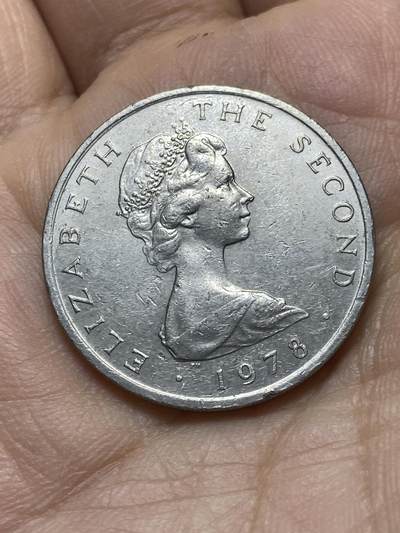 2025年第一百四十四场(总第一百七十场）品种丰富英国一线回流散币年末特拍场第一场(免佣金) - 英属马恩岛🇮🇲1978年10便士(伊丽莎白二世中年花冠，十进制第二套第一版，带有普乔伊厂PM标版本)