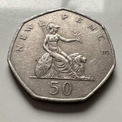 🌹外币初藏🌹🐯2025年第144场  每周二四六晚8️⃣点 接代拍 - 英国1970年50便士