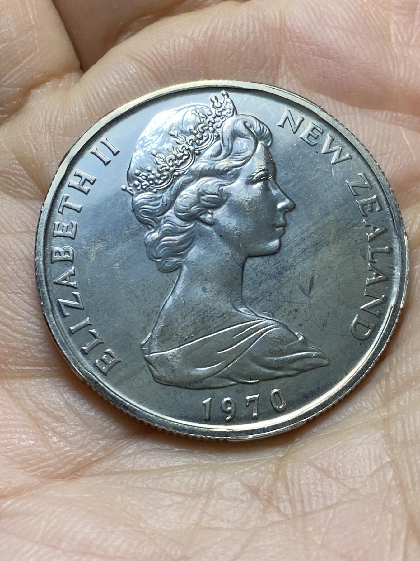 2025年第一百四十五场(总第一百七十一场）高品质英国一线回流散币年末特拍场第二场(免佣金) 原光全新–新西兰🇳🇿1970年套币7枚(含库克山1元纪念币)