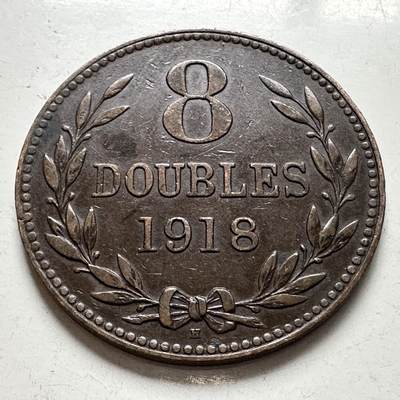 🌹外币初藏🌹🐯2025年第144场  每周二四六晚8️⃣点 接代拍 - 根西岛1918年8道布