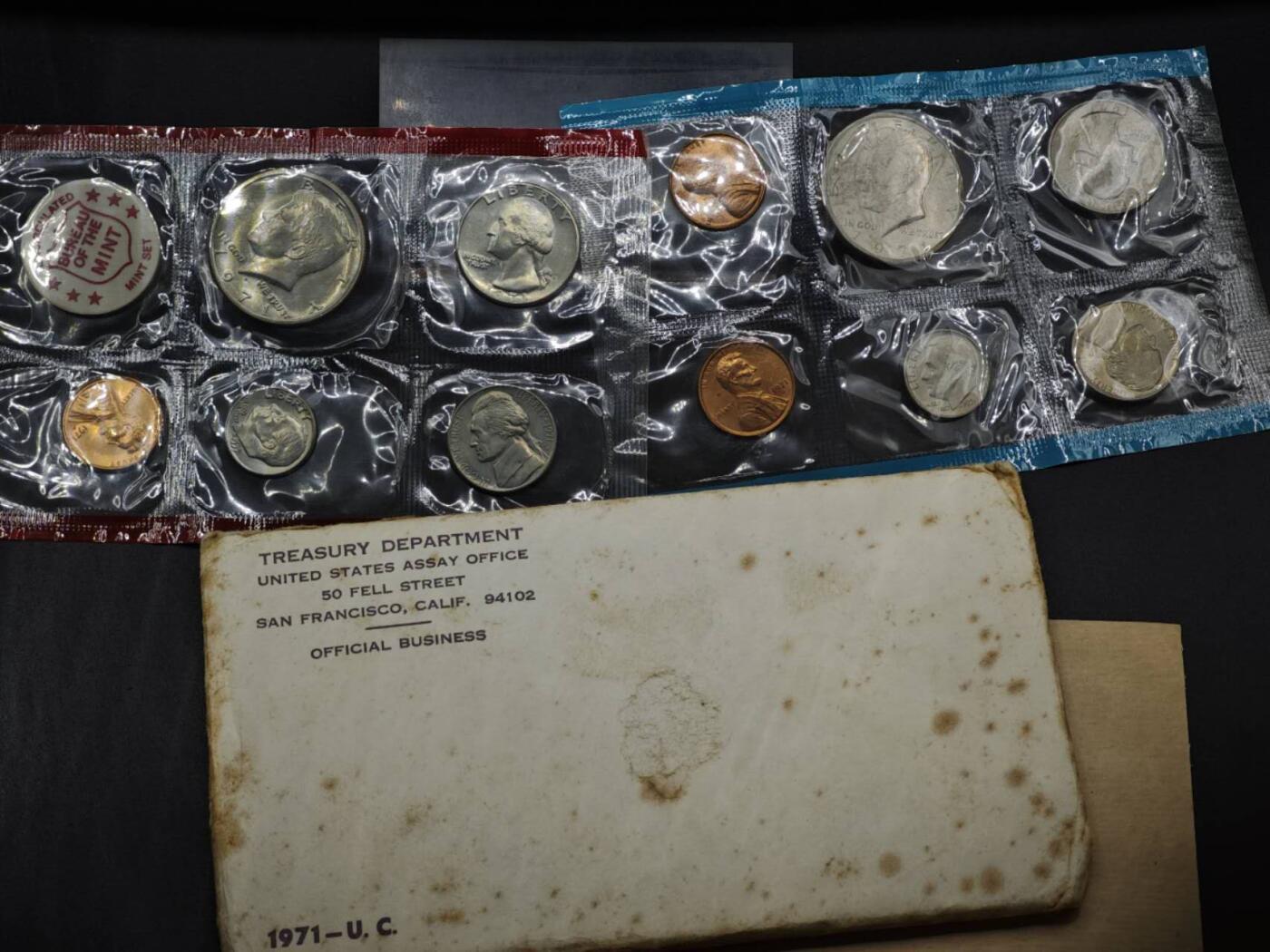 【淘币小摊】实时拍第八百三十六拍   银币套币场   满百包邮可预留二周 每周一统一发货   美国1971年PD厂套币