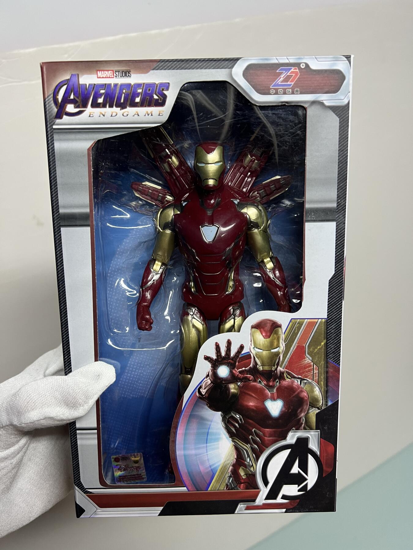 零元拍：漫威正版 中动玩具7寸《复仇者联盟4》钢铁侠 可动人偶 全新仅拆