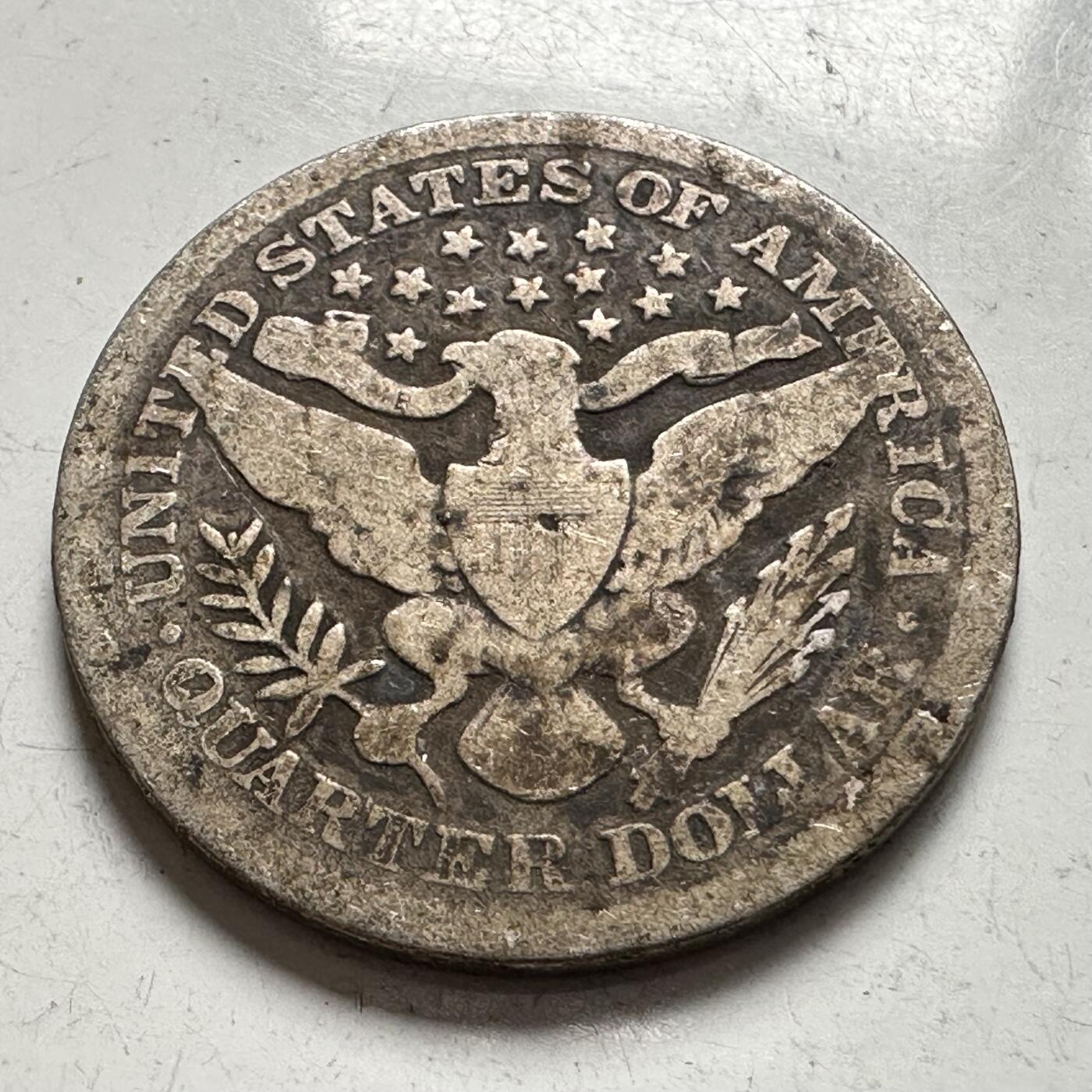 🌹外币初藏🌹🐯2025年第144场  每周二四六晚8️⃣点 接代拍 美国1894年25美分银币