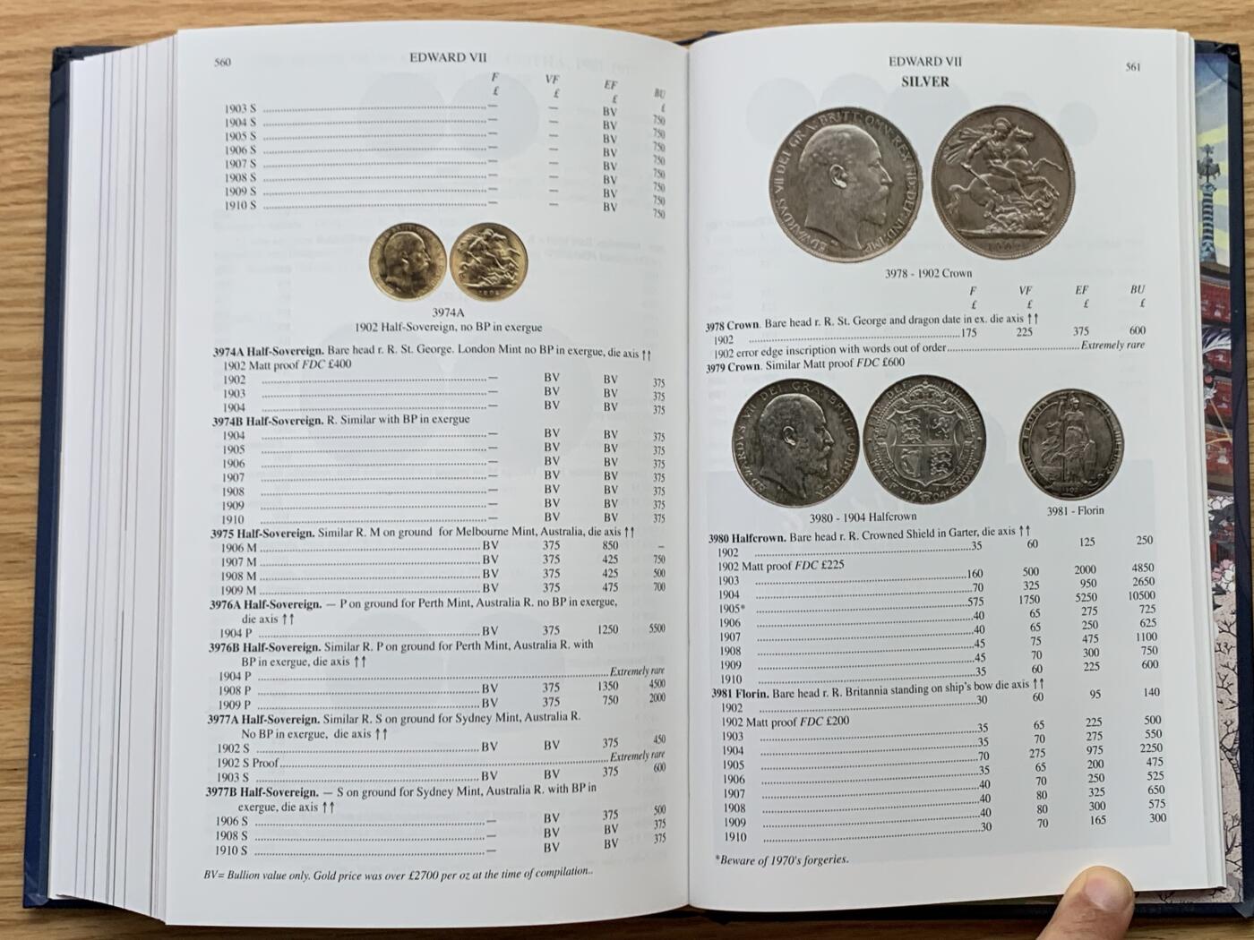 《竞宝斋》第450场 周日，周一，周二  3场连拍 （全场包邮，欢迎送拍） 2026最新版英国钱币标准目录，完整收录英国从打制币到10进制前的钱币，英系藏家必备，PCGS和NGC官方参考目录，约1.15公斤。