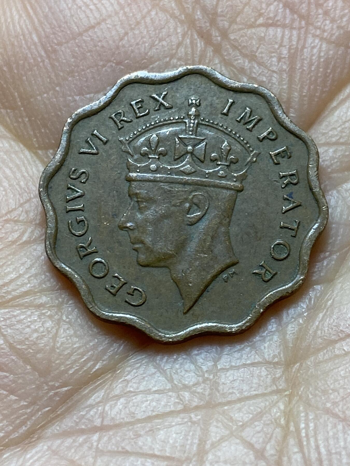 2025年第一百四十五场(总第一百七十一场）高品质英国一线回流散币年末特拍场第二场(免佣金) 英属塞浦路斯1945年1/2皮阿斯特(乔治六世第二版关门年)