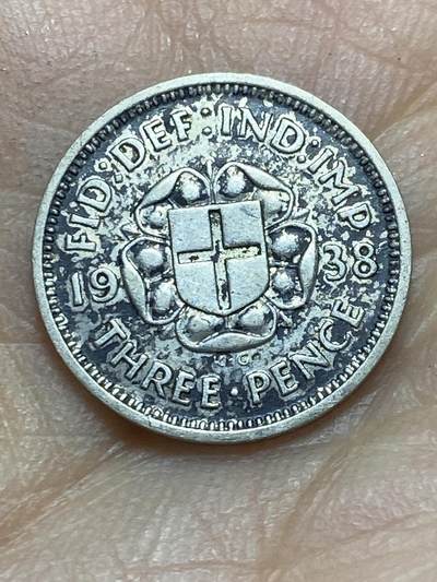 2025年第一百四十五场(总第一百七十一场）高品质英国一线回流散币年末特拍场第二场(免佣金) - 英国🇬🇧1938年3便士银币(乔治六世第一版，500银)