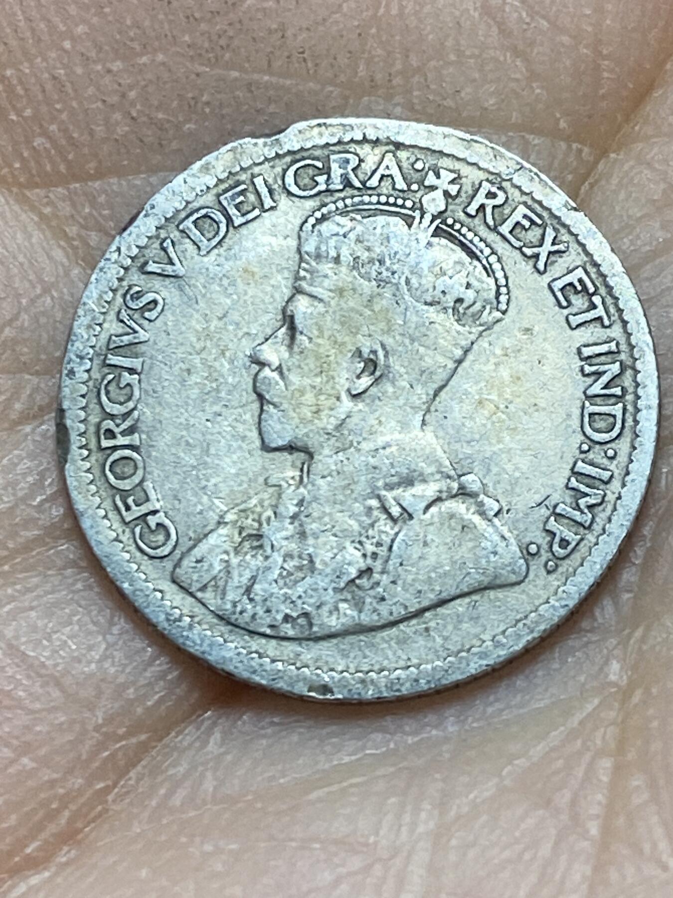 2025年第一百四十五场(总第一百七十一场）高品质英国一线回流散币年末特拍场第二场(免佣金) 加拿大🇨🇦1920年10分(乔治五世第三版首发年，800高银)