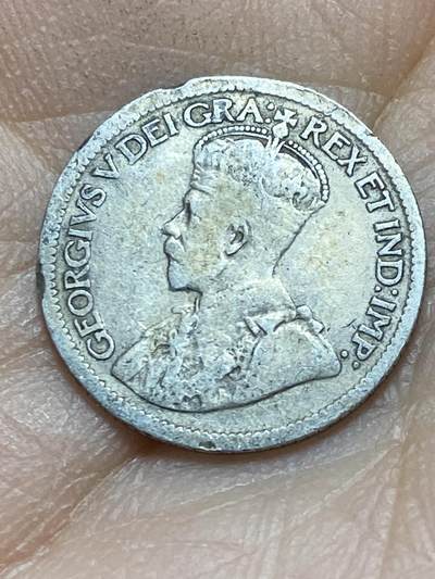 2025年第一百四十二场(总第一百六十八场）高品质英国一线回流散币年末特拍场第二场(免佣金) 加拿大🇨🇦1920年10分(乔治五世第三版首发年，800高银)