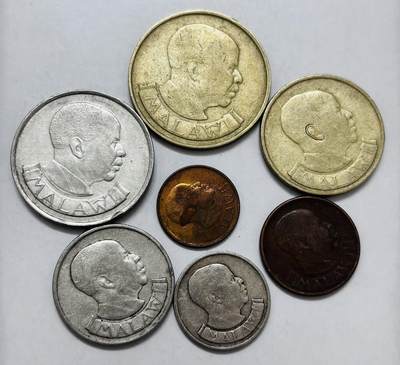 文馨钱币收藏第 286 场，圣诞节专场【 长期接收代拍品低至 0 佣金】 - 好品马拉维 7 枚套