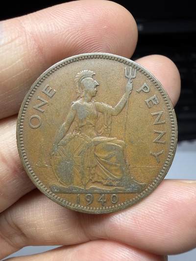 2025年集古藏今外币拍卖第十一期-第3场—（总第293拍），可以寄存60天，满160元包邮。 - 1940年英国1便士