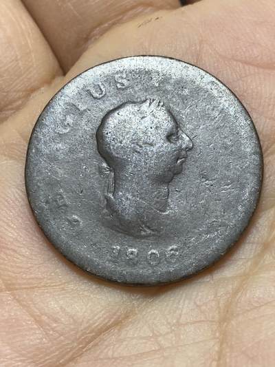 2025年第一百四十四场(总第一百七十场）品种丰富英国一线回流散币年末特拍场第一场(免佣金) - 英国🇬🇧1806年1便士(乔治三世时期)