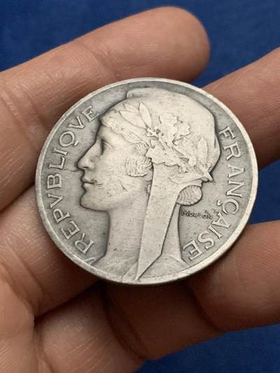 《竞宝斋》第450场 周日，周一，周二  3场连拍 （全场包邮，欢迎送拍） - 法国玛丽安娜女神镀银铜章 24克 36mm 带原盒