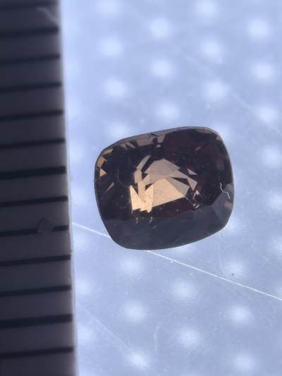 缅甸虫珀 宝石 化石专场 - 缅甸天然尖晶石切割戒面⑥分芬达色