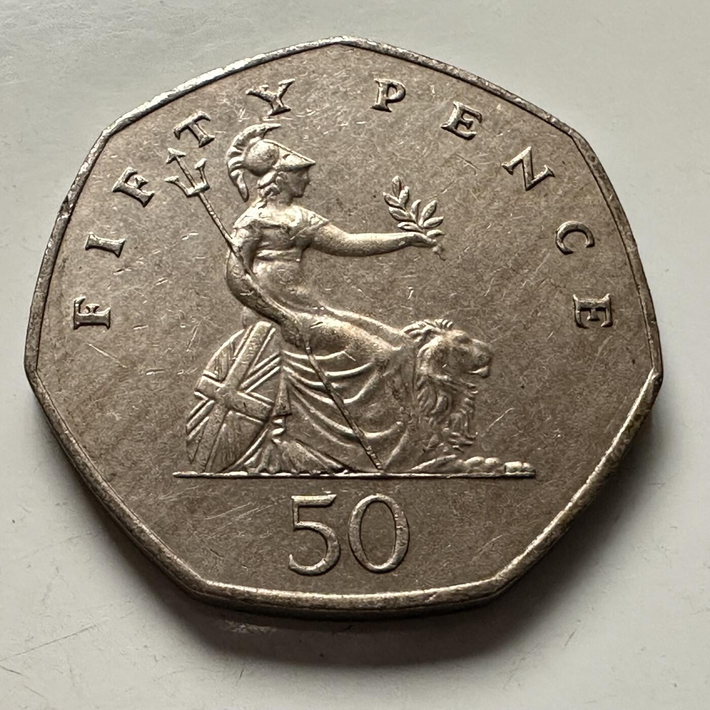 🌹外币初藏🌹🐯2025年第144场  每周二四六晚8️⃣点 接代拍 英国1985年50便士 