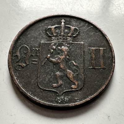 🌹外币初藏🌹🐯2025年第144场  每周二四六晚8️⃣点 接代拍 - 挪威1889年一欧尔