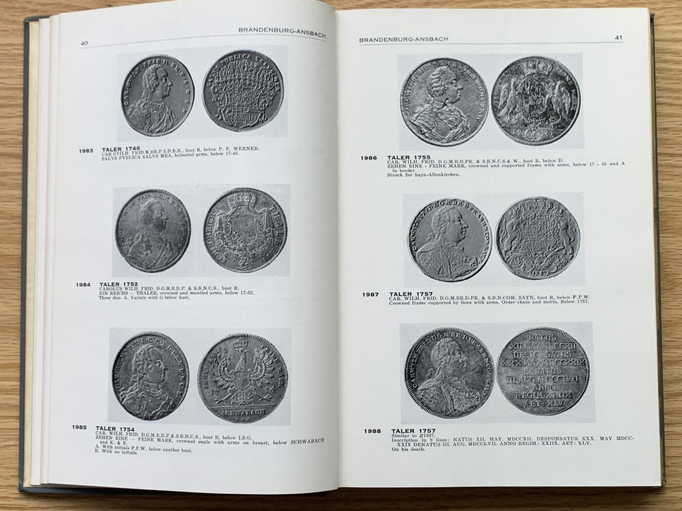 《竞宝斋》第450场 周日，周一，周二  3场连拍 （全场包邮，欢迎送拍） 达文波特德国泰勒1700-1800第二版，已绝版，PCGS和NGC官方参考目录，目录本身就是收藏品