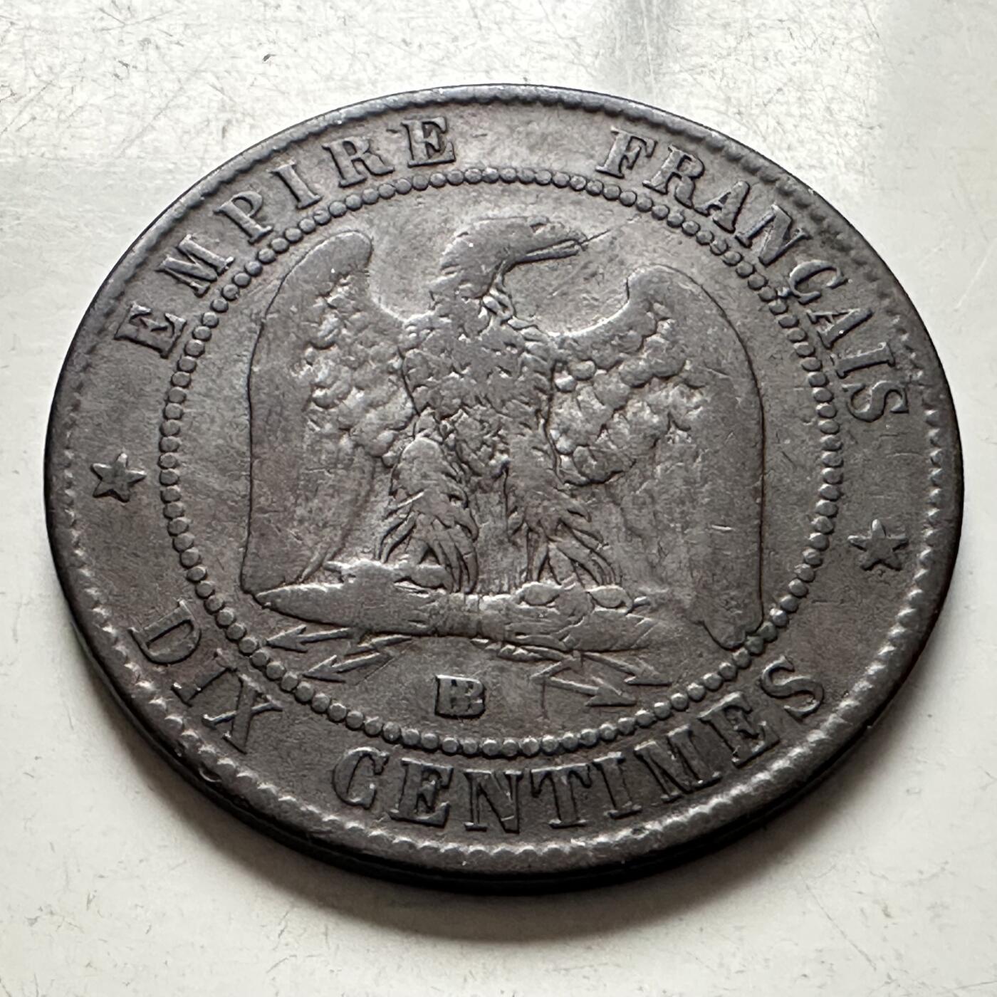 🌹外币初藏🌹🐯2025年第144场  每周二四六晚8️⃣点 接代拍 法国1856年十分