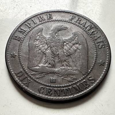 🌹外币初藏🌹🐯2025年第144场  每周二四六晚8️⃣点 接代拍 - 法国1856年十分