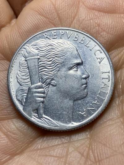 2025年第一百四十二场(总第一百六十八场）高品质英国一线回流散币年末特拍场第二场(免佣金) 意大利🇮🇹1950年5里拉(二战结束向共和国过渡时期)