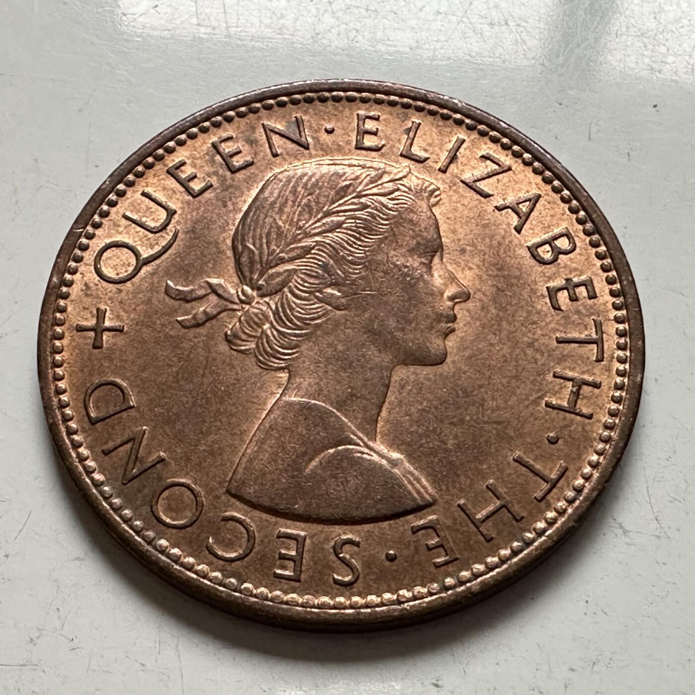 🌹外币初藏🌹🐯2025年第144场  每周二四六晚8️⃣点 接代拍 新西兰1962年一便士