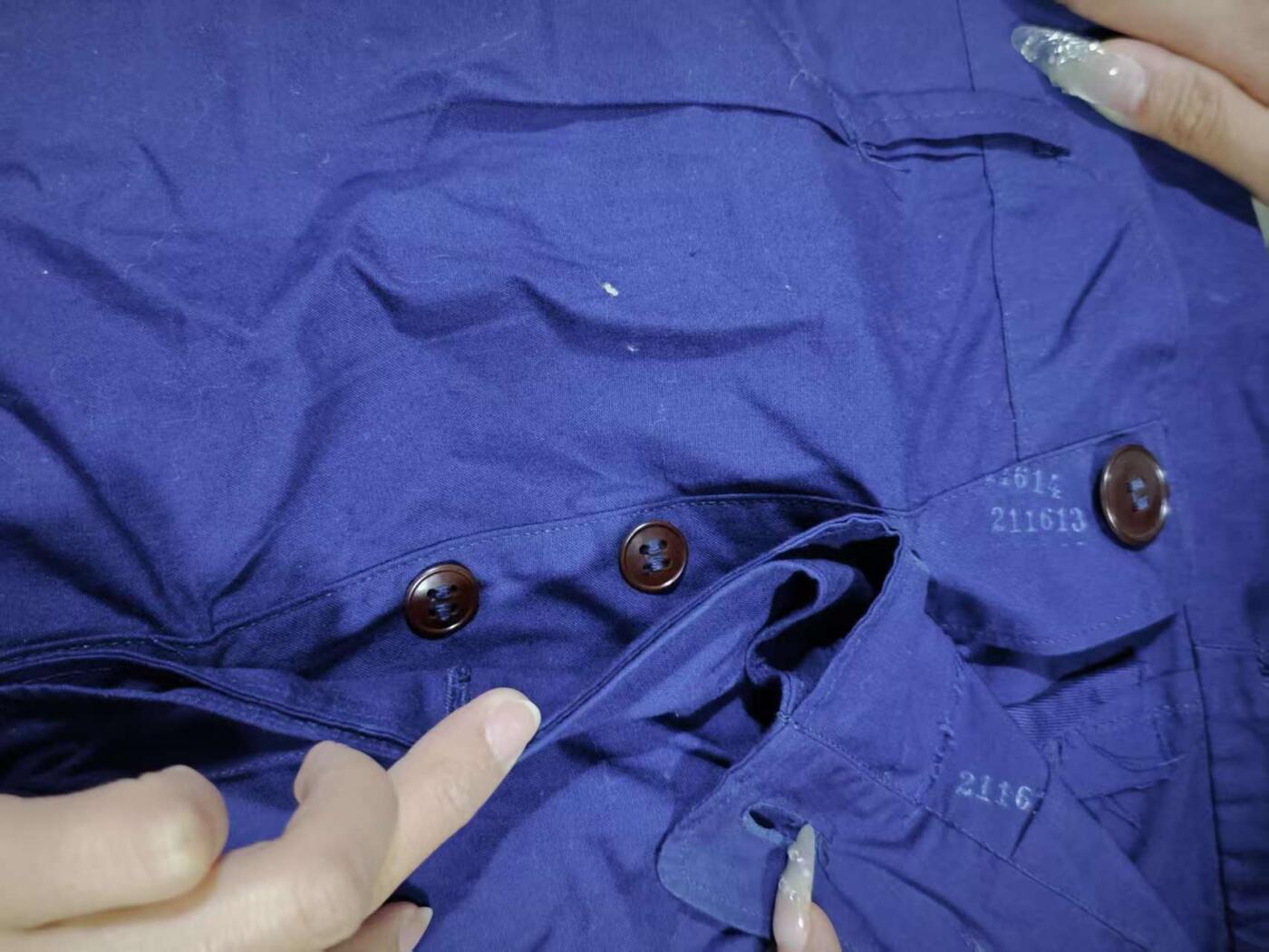 罗岚⭐爱藏⭐甄选专拍第二场-分享拍场赚佣（实体店在建中···） su-M五五式空军常服裤 正二号（后期过渡 没有使用65早期的斜纹棉布而是55时期的平纹棉布）库存全新少见